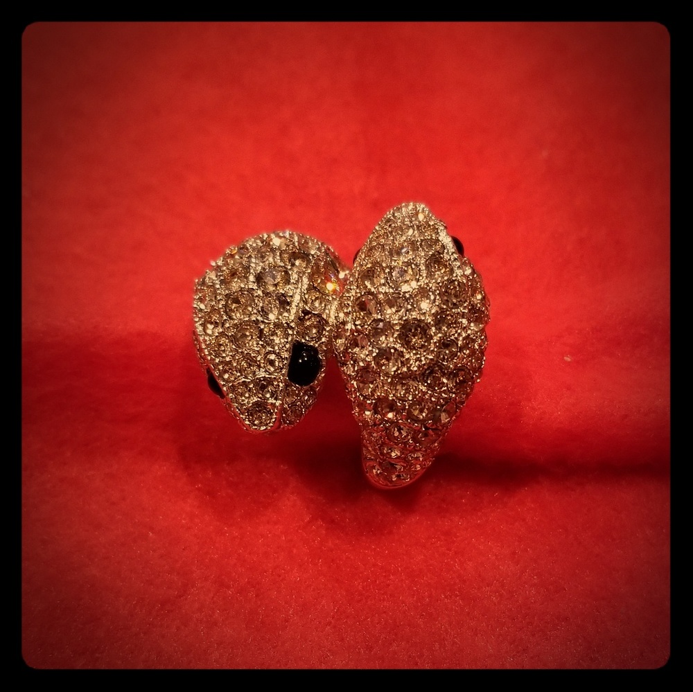 !!SOLD!! Roberto Cavalli Gold Plated Swarovski